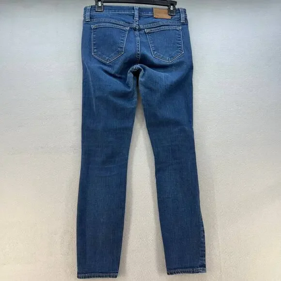 J.Crew Trademark Jeans Women's Toothpick Skinny Size 27(4) Modern Preppy Casual - Picture 2 of 12